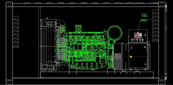 Container tipo generatore diesel Yuchai da 400kva con sistema di raffreddamento ad acqua e portatile