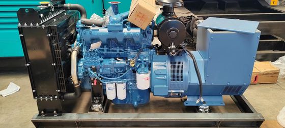Set di generatori diesel raffreddati ad acqua da 50 kW con certificazione ISO9001 e interruttore automatico