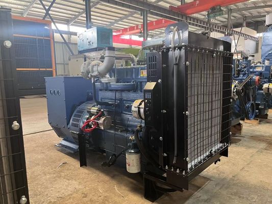 Set di generatore diesel in standby da 1500 kW con sistema di raffreddamento chiuso e attenuazione del suono