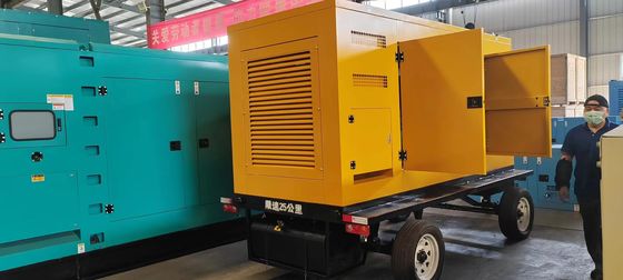 500KVA WEICHAI Mobile Car Silent Speaker Generator Set 400KW Backup Emergency Power Supply Sistema di avvio automatico