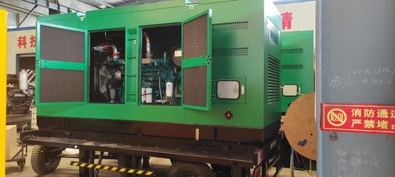 Silenzioso rimorchio mobile Weichai da 400 kW con certificazione ISO9001 e sistema di raffreddamento ad acqua