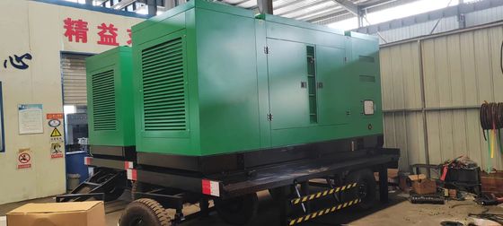 Silenzioso rimorchio mobile Weichai da 400 kW con certificazione ISO9001 e sistema di raffreddamento ad acqua