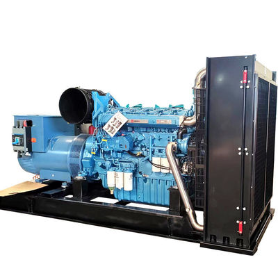 Set di generatori diesel da 550 kW con certificazione ISO9001 e sistema portatile di raffreddamento ad acqua