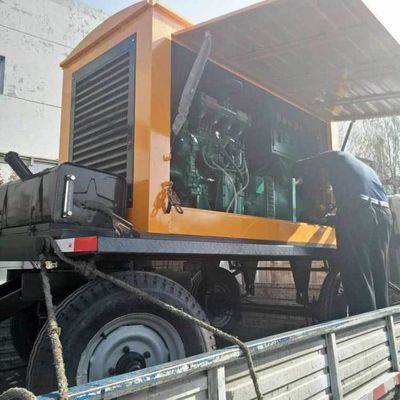 200KW Weichai Diesel Generator Set Trailer con motore a rame puro e sistema di raffreddamento ad acqua