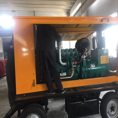 200KW Weichai Diesel Generator Set Trailer con motore a rame puro e sistema di raffreddamento ad acqua