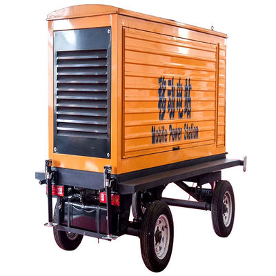 125KVA Weichai Mobile Trailer Rainproof Canopy Diesel Generator Set 100KW Backup Emergency Power Supply Autostart