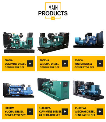 40KW Kangmingsi Diesel Generator Set con motore a iniezione di direzione e Zhongzhi Controller