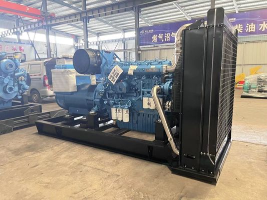 500KW Weichai Diesel Generator Set Auto Start Open Rack Tipo di alimentazione di riserva Soluzione