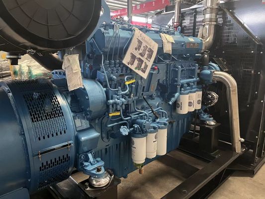500KW Weichai Diesel Generator Set Auto Start Open Rack Tipo di alimentazione di riserva Soluzione