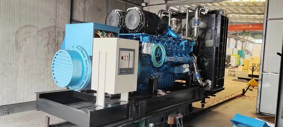 400V 1250KVA Weichai Diesel Generator Set 1000KW Grandi apparecchi di alimentazione con motore a iniezione di direzione