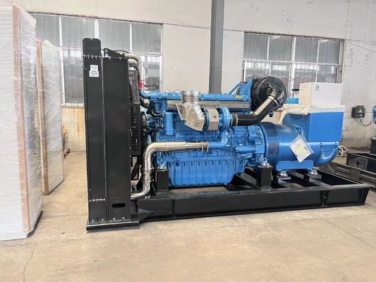 Altoparlante silenzioso 50HZ per Weichai Generatore diesel 500KW Set con sistema di raffreddamento ad acqua